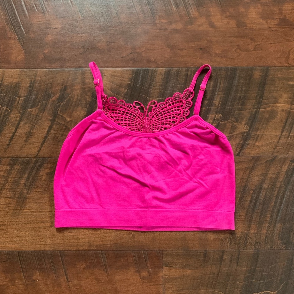 Butterfly Cropped Tank - Picture 2 of 4